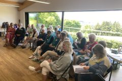 Two choirs joined together for a day of music